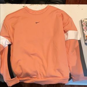 Pink Nike sweatshirt